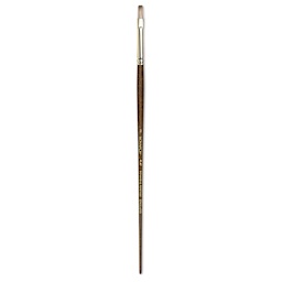 Winsor & Newton Monarch Mongoose Brush - Flat, Long Handle, Size 2