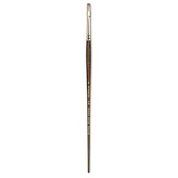 Winsor & Newton Monarch Mongoose Brush - Flat, Long Handle, Size 4