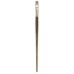 Winsor & Newton Monarch Mongoose Brush - Flat, Long Handle, Size 10