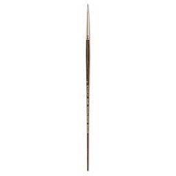 Winsor & Newton Monarch Mongoose Brush - Round, Long Handle, Size 0
