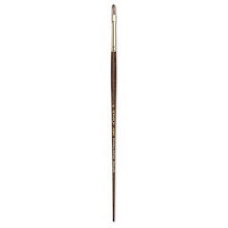 Winsor & Newton Monarch Mongoose Brush - Filbert, Long Handle, Size 0
