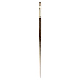 Winsor & Newton Monarch Mongoose Brush - Filbert, Long Handle, Size 6