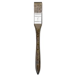 Winsor & Newton Monarch Mongoose Brush - Glazing, Short Handle, 1"