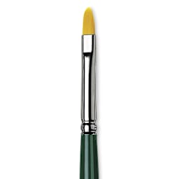 Da Vinci Nova Brush - Filbert, Long Handle, Size 6 close up