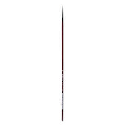 Da Vinci Kolinsky Red Oil Sable Brush - Round, Long Handle, Size 0