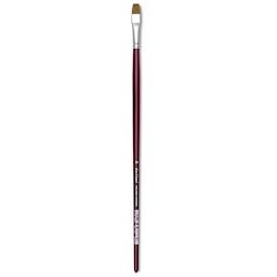 Da Vinci Kolinsky Red Sable Oil Brushes - Bright brush shown upright