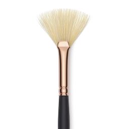 Blick Masterstroke White Bristle Brush - Fan, Long Handle, Size 2