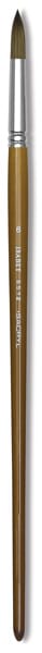 Isabey Isacryl Synthetic Brushes - Round brush shown upright