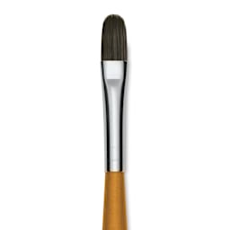 Isabey Isacryl Brush - Filbert, Long Handle, Size 4