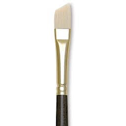 Princeton Series 6300 Dakota Synthetic Bristle Brush - Angular Bright, Long Handle, Size 6