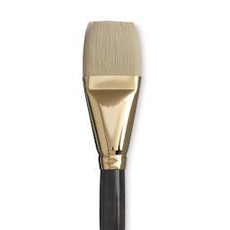 Princeton Series 6300 Dakota Synthetic Bristle Brush - Bright, Long Handle, Size 20 close up