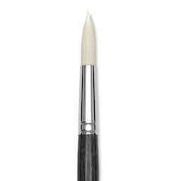 Blick Studio Synthetic Brush - Round, Long Handle, Size 20, close-up