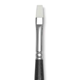 Blick Studio Synthetic Brush - Bright, Long Handle, Size 8, close-up