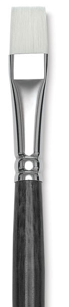 Blick Studio Synthetic Brushes - Closeup of Bright Brush Tip shown