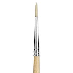 Da Vinci Top Acryl Synthetic Brush - Round, Long Handle, Size 2 close up