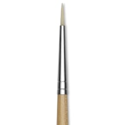 Da Vinci Top Acryl Synthetic Brush - Round, Long Handle, Size 1, close-up