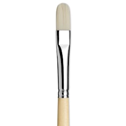 Da Vinci Top Acryl Synthetic Brush - Filbert, Long Handle, Size 10 close up