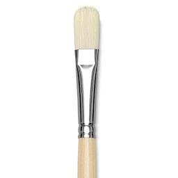 Da Vinci Top Acryl Synthetic Brush - Filbert, Long Handle, Size 16 close up