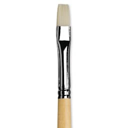 Da Vinci Top Acryl Synthetic Brush - Bright, Long Handle, Size 6 close up