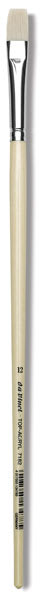 Da Vinci Top Acryl Synthetic Brush - Bright, Long Handle, Size 12