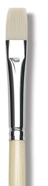 Da Vinci Top Acryl Synthetic Brushes- Closeup of Single Long Handle Bright Brush shown