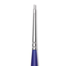 Blick Scholastic Wonder White Brush - Bright, Long Handle, Size 0 close up
