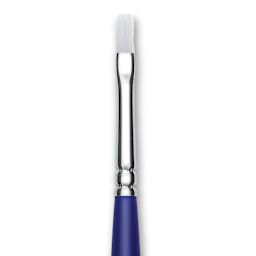 Blick Scholastic Wonder White Brush - Bright, Long Handle, Size 6 close up