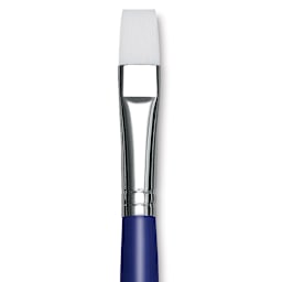 Blick Scholastic Wonder White Brush - Bright, Long Handle, Size 14 close up