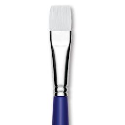 Blick Scholastic Wonder White Brush - Bright, Long Handle, Size 16 close up