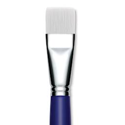 Blick Scholastic Wonder White Brush - Bright, Long Handle, Size 24 close up