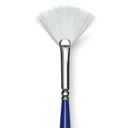 Blick Scholastic Wonder White Brush - Fan, Long Handle, Size 2 close up