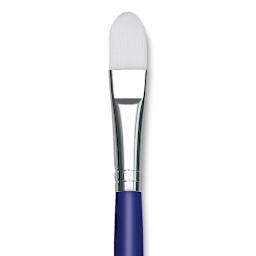 Blick Scholastic Wonder White Brush - Filbert, Long Handle, Size 16 close up