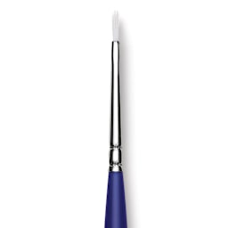 Blick Scholastic Wonder White Brush - Flat, Long Handle, Size 0 close up