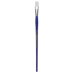 Blick Scholastic Wonder White Brush - Flat, Long Handle, Size 16