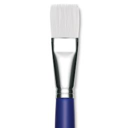 Blick Scholastic Wonder White Brush - Flat, Long Handle, Size 20 close up