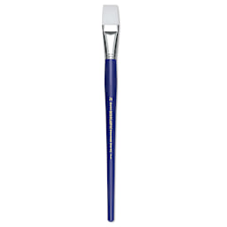 Blick Scholastic Wonder White Brush - Flat, Long Handle, Size 24