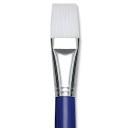 Blick Scholastic Wonder White Brush - Flat, Long Handle, Size 24 close up