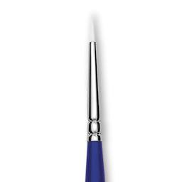 Blick Scholastic Wonder White Brush - Round, Long Handle, Size 0 close up