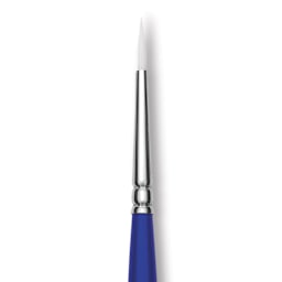 Blick Scholastic Wonder White Brush - Round, Long Handle, Size 1 close up