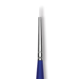 Blick Scholastic Wonder White Brush - Round, Long Handle, 3/0 close up