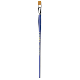 Blick Scholastic Golden Taklon Brush - Bright, Long Handle, Size 14