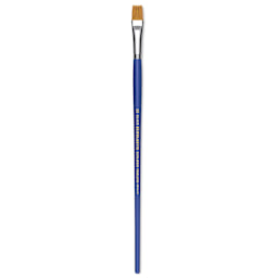 Blick Scholastic Golden Taklon Brush - Bright, Long Handle, Size 16