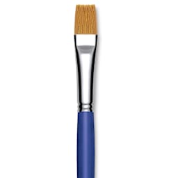 Blick Scholastic Golden Taklon Brush - Bright, Long Handle, Size 16