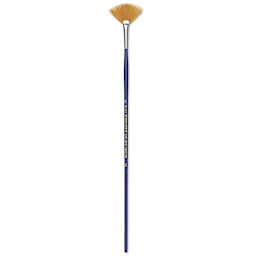 Blick Scholastic Golden Taklon Brush - Fan, Long Handle, Size 4