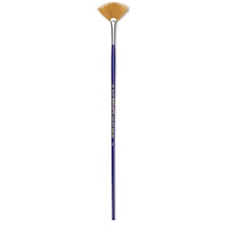 Blick Scholastic Golden Taklon Brush - Fan, Long Handle, Size 6