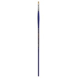 Blick Scholastic Golden Taklon Brush - Flat, Long Handle, Size 2