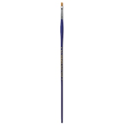 Blick Scholastic Golden Taklon Brush - Flat, Long Handle, Size 4