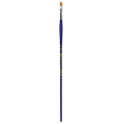 Blick Scholastic Golden Taklon Brush - Flat, Long Handle, Size 6