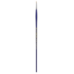 Blick Scholastic Golden Taklon Brush - Round, Long Handle, Size 0
