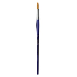 Blick Scholastic Golden Taklon Brush - Round, Long Handle, Size 14